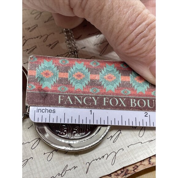 Slvr Locket Setting Praying Angel Angels Mother’s Cameo Mom Daughter Gift Easter - Picture 11 of 11